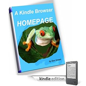 ..A Kindle Browser HOMEPAGE        ...ONE CLICK to  NEWS,  GMAIL, YAHOO mail, election coverage in Kindle's browser