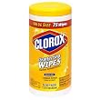Clorox Disinfecting Wipes, Lemon Fresh, 78-Count Plastic Canister (Pack of 6)