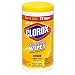 Clorox Disinfecting Wipes, Lemon Fresh, 78-Count Plastic Canister (Pack of 6)