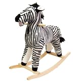  : Zebra Plush Rocking Animal