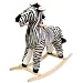 Zebra Plush Rocking Animal