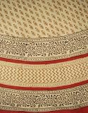 Bagru Block Print Tablecloth-72 Inch Round-Gorgeous