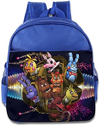 WXIANGL Kid's Hot Topic Five Night At Freddy School Backpacks/Bags For Unisex RoyalBlue