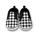 Infant Toddler Boys Black and White Checkerboard Canvas Sneaker