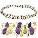 Genuine Semi precious Amethyst, Peridot, Citrine, title=