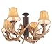 Monte Carlo MC116WI-L 4-Light Antler Light Kit, Weathered Iron finish