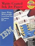 500 Sheets IBM 8-1/2 x 11 Matte Coated Inkjet Paper