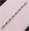 J-Steel by Fyn Studios (TM) 3 Row Stainless-Steel Open Link Mirror Polished Bracelet JSF-843332000900