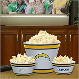 San Diego Chargers NFL Melamine Serving Bowl Set