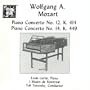 Mozart: Piano Concerto No. 12, K. 414 & Piano Concerto No. 14, K. 449 [CD]