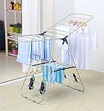EWEI'S HomeWares Heavy Duty Stainless Steel Clothes Drying Rack, 58 L x 23.5 W -Inch