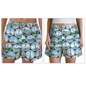 Lighthouse Lighthouses Kids Boxers Size 14 16 100% Cotton Boxer Sleep Pants Shorts Present Gift Idea For Boys Boy or Girls Girl Cute Youth Apparel CUTE Pajama Shorts HUGE