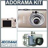 Fantasea FSD-1100 Underwater Camera Housing / Camera Kit with Canon Powershot SD1100 Digital Camera - Gold