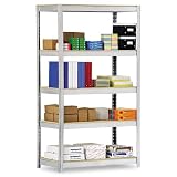 51p25a8IF3L. SL160  Edsal : Industrial Shelving, Five Shelves, 48w x 18d x 72h, Silver  :  Sold as 2 Packs of   1   /   Total of 2 Each