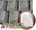 KOREAN KEYBOARD STICKERS WITH BLUE LETTERING ON TRANSPARENT BACKGROUND