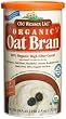 Old Wessex Ltd. Organic Oat Bran, Creamy Breakfast Cereal, 18.5-Ounce Containers (Pack of 6)