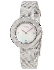 Gucci Womens YA129517 U-Play Small Watch with Interchangeable Bracelet and Bezel