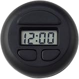 STICK-ON SPOT CLOCK -- BLACK