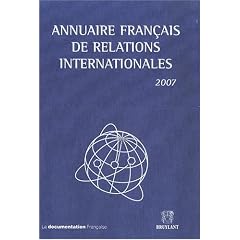 Annuaire fran�ais de relations internationales : Volume 8