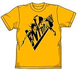 NARUTO疾風伝 ナルトアクションTシャツ ゴールド サイズ:L