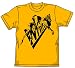 NARUTO疾風伝 ナルトアクションTシャツ ゴールド サイズ:L