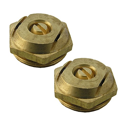 LASCO 152295 Champion Brand Brass Sprinkler Head Inserts, Stripe Pattern, 4 by 20Feet Area, 2