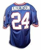 Autographed Ottis Anderson New York Giants Blue Throwback Jersey