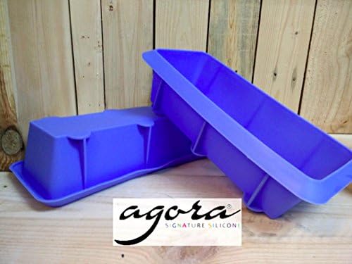 AGORA Silicone Bread, Cake Loaf Pan Set of 2 + FREE EXPRESS
