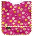 Kushies Waterproof Ribneck Bib, Pink Circle, Infant