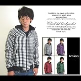 【セール27％OFF！】【Adolf/アドルフ】 チェックリブフードジャケット