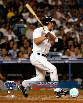 J.D. Drew Red Sox 2008 All Star Game MVP 8x10 Photo