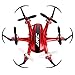JJRC H20 RC Quadcopter Mini Drone Quadcopter with 2.4G 4CH 6-Axis Gyro RTF Nano Hexacopter (Red)