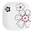 12-pc. Melamine Appetizer Plate Set - Floral