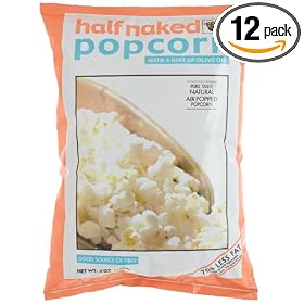 Good Health Half Naked Popcorn with a Hint of Olive Oil, 4-Ounce Bags (Pack of 12) by Olive Oil