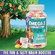 Lil Critters Omega-3 Gummy Fish Smart Gummies for Smart Kids Brain Booster, D