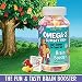 Personal Health Care : Lil Critters Omega-3 Gummy Fish Brain Booster Promotes Healthy Brain Function, 3 Flavors - 180 Gummy Fish