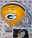 Bart Starr Autographed/Hand Signed Green Bay Packers Throwback Authentic Helmet