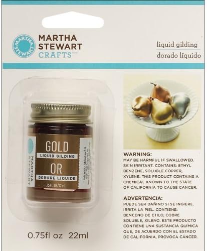 Martha Stewart 32214 0.75-Ounce Liquid Gilding, Gold by Plaid Inc