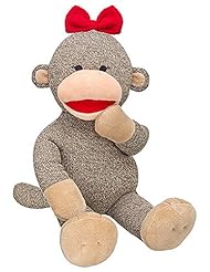 Toy: Build a Bear JOY the Sock Monkey 16 in. Stuffed Plush Animal Holiday Toy - Build a Bear