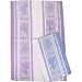 Blue or Lavender pastel Jacquard Tea Dish Towel with flower design La Lavande de Provence