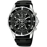 Pulsar Watches Pulsar Alarm Chronograph 100m Water Resistant Mens Watch Luminous Hands and Markers...