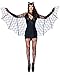 Leg Avenue Women's 3 Piece Moonlight Bat, Black, Medium