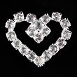 JEWELED HAIRBAND FOR DOGS - Heart Shaped Style