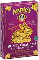 Annie's Homegrown Chocolate Chip Bunny Grahams, 7.5-Ounce Boxes (Pack of 12)