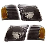 2001-2005 Ford Explorer Sport Trac KS Crystal Black Headlights