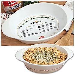 Campbells Green Bean Casserole Recipe Dish - Sturdy Stoneware Kitchenware