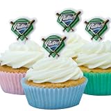 San Diego Padres Baseball Cake or Cupcake Picks Toppers (12 Pack)