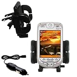 O2 XDA IIi Auto Vent Holder with Car Charger - Uses Gomadic TipExchange