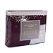 Honeymoon 1800T Brushed Microfiber 4PC Bedding Sheet Set, Sheet & Pillowcase Sets - Queen, Purple Eggplant