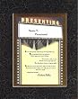 Antidote to Procrastination Poem on 11 x 14 inches Double Beveled Matting